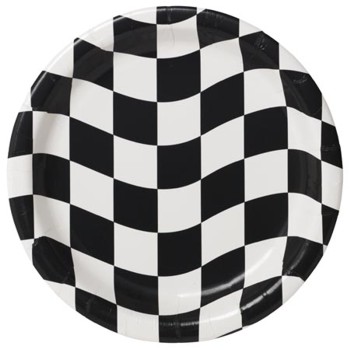 7 in. Race Theme Party Luncheon & Dessert Plates
