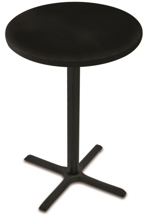 Picture of Holland Bar Stool OD211-3030BWOD30RBlack 30 in. OD211 Black Pub Table with 30 in. Diameter Indoor & Outdoor Black Top