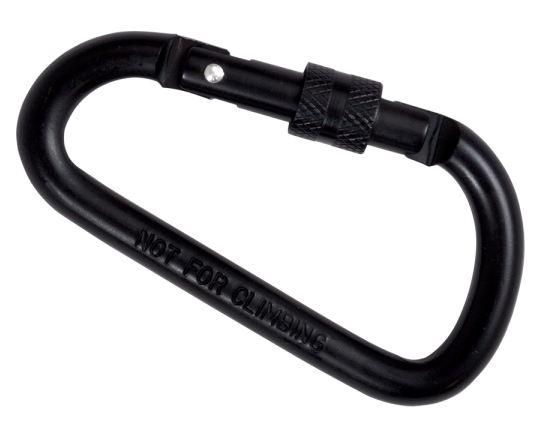 16927 80 mm Carabiner Locking, Black