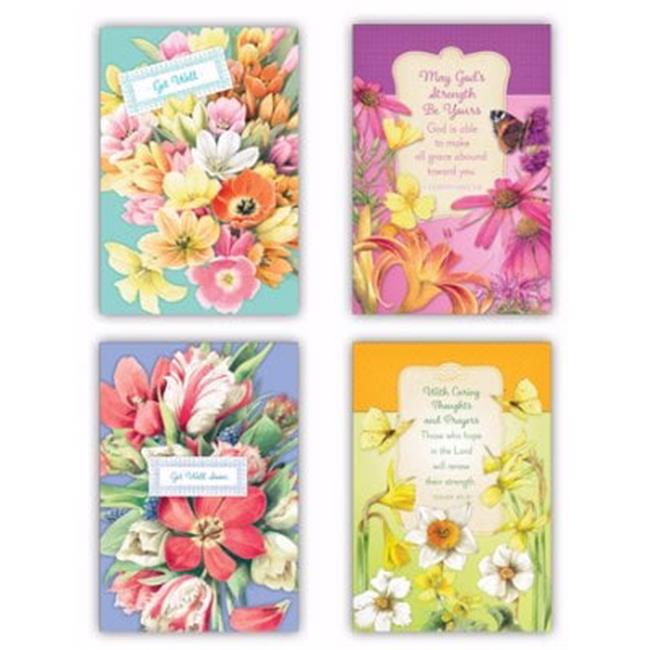 77682 Card - Boxed - Get Well - Marjolein Bastin  Box of 12