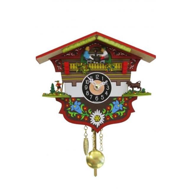Alexander Taron 0143KQP Engstler Cuckoo Clocks - House with Flower Patterns