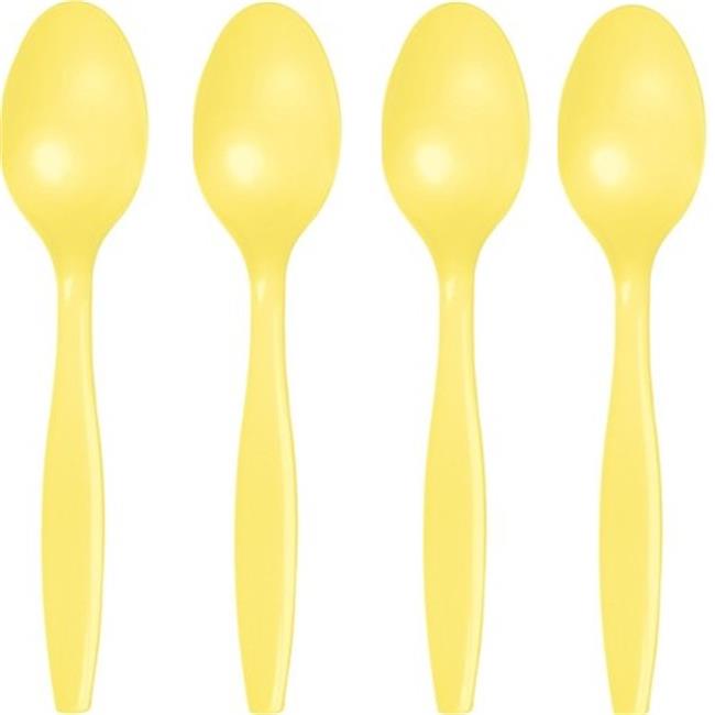 Hoffmaster Group 010560 Premium Plastic Spoons Mimosa - 24 per Case - Case of 12