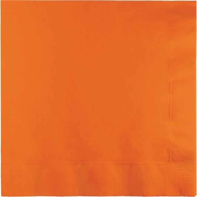 Hoffmaster Group 523282 Lunch Napkins Orange - 20 per Case - Case of 12 - Picture 1 of 1
