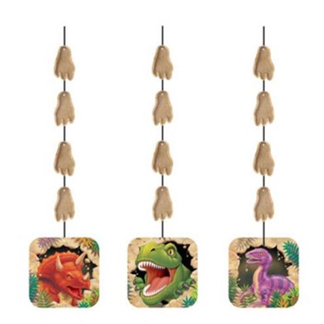 Hoffmaster Group 995012 Dino Blast Hanging Cutouts - 3 per Case - Case of 6