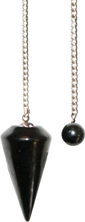 Plain Shungite Pendulum Pendant