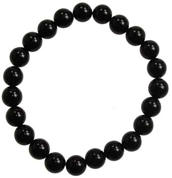 JB8BO Onyx Bracelet, Black - 8 mm
