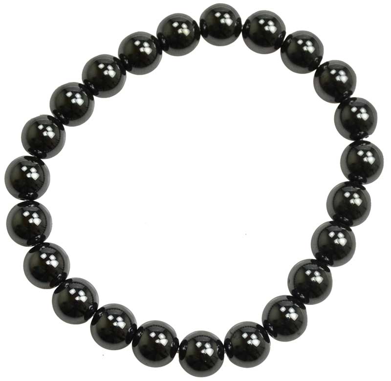 JB8HEM 8 mm Hematite Bracelet