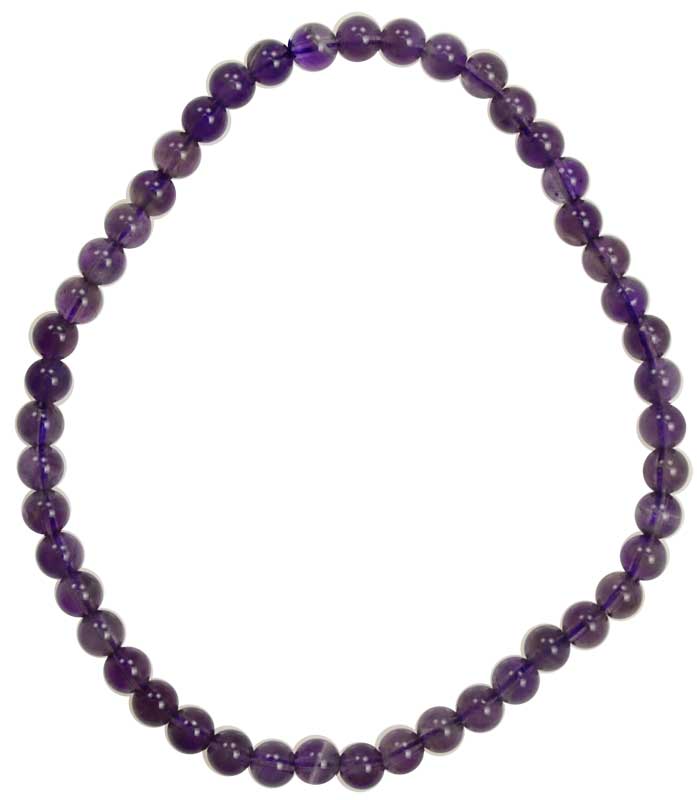 4 mm Amethyst Stretch Bracelet