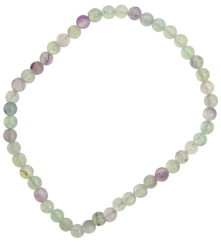 4 mm Flourite Stretch Bracelet