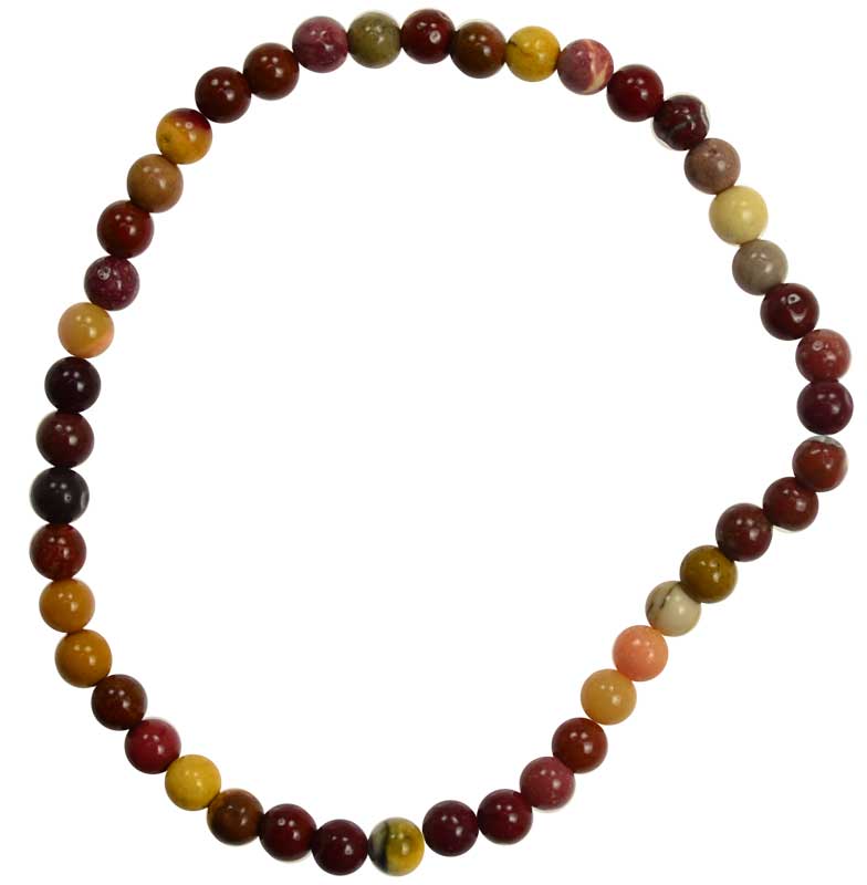 4 mm Mookaite Jasper Stretch Bracelet