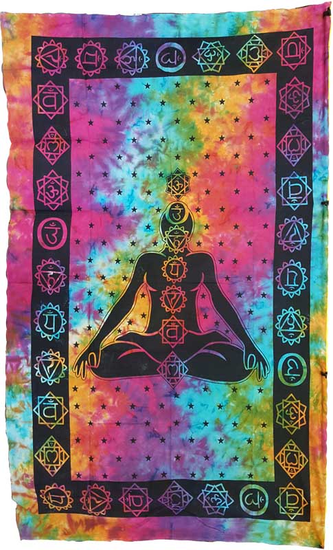 Picture of AzureGreen WTSCH Seven Chakra Tapestry&#44; 54 x 86 in.