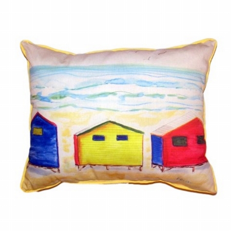 Beach Bungalows Large Indoor & Outdoor Pillow - 16 x 20 in.