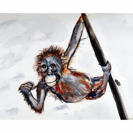 Betsy Drake PM436 Monkey Place Mat - Set of 4