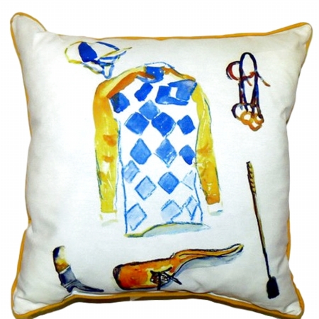 Hummingbird & Hibiscus Extra Large Zippered Pillow