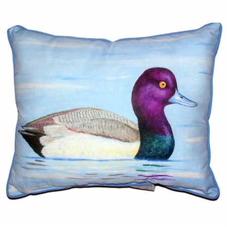 Lesser Scaup Extra Large Zippered Pillow - 20 x 24 in.