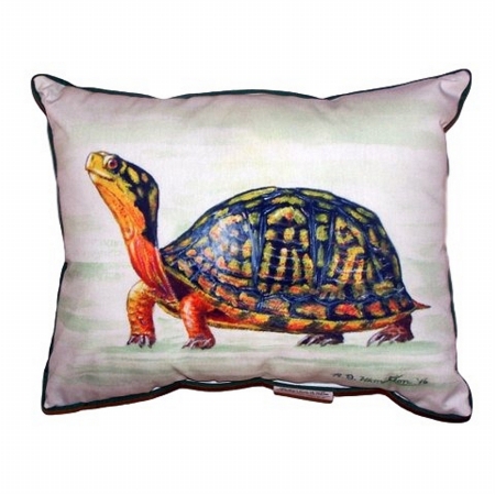 Happy Turtle Extra Large Zippered Pillow - 20 x 24 in.