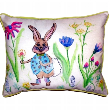 Happy Bunny Large Indoor & Outdoor Pillow 16 x 20 in.