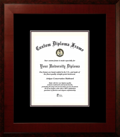 Picture of Campus Images HMBB001810 8 x 10 in. Honors Certificate Frame with Double Black Mats&#44; Mahogany