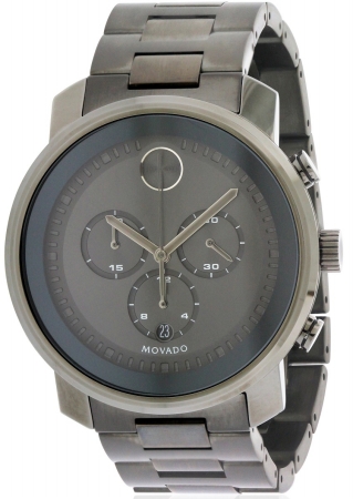 3600277 Bold Stainless Steel Chronograph Mens Watch, Gray Dial -  Movado