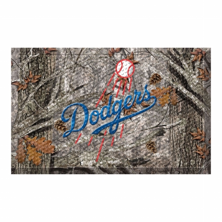 Picture of Fan Mats FAN-19031 Los Angeles Dodgers MLB Scraper Doormat&#44; 19 x 30 in.