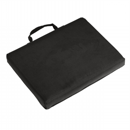 Plain Bleacher Cushion, Black