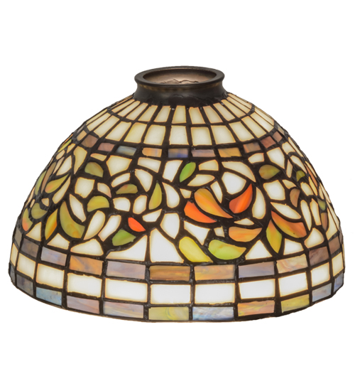 127295 8 in. Tiffany Turning Leaf Shade, Ca 59 106N
