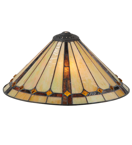16 in. Belvidere Shade - Copperfoil