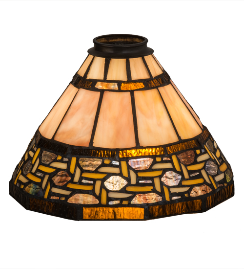 9 in. Ilona Shade - Mission Art Glass