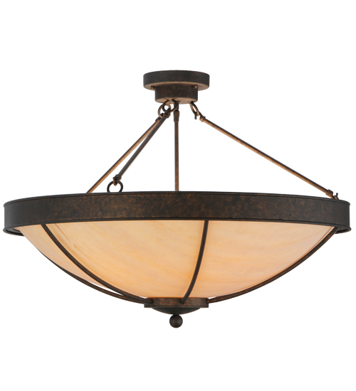 142868 32 in. Alysiales Semi-Flushmount