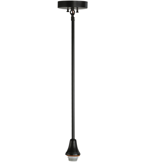 Single Light Cone Rod Hanger, Craftsman