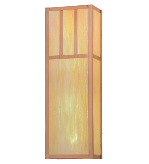 147441 10 in. Double Bar Mission Wall Sconce, Bai Natural Copper