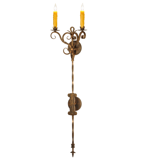 147596 13 in. Palmira 2 Light Wall Sconce
