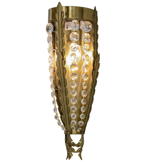 7 in. Chrisanne Crystal LED Wall Sconce, Gold
