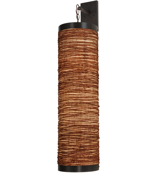 151474 11 in. Cilindro Arrow Root Hanging Wall Sconce, Timeless Bronze