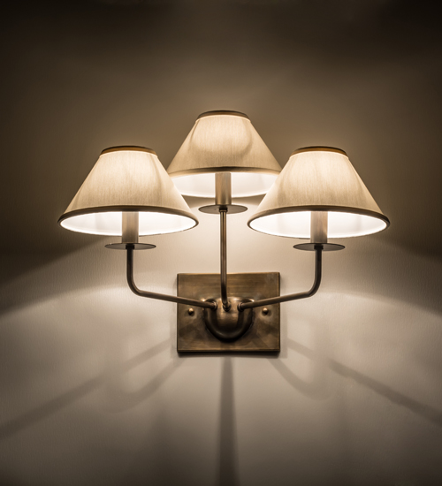155477 19 in. Annacostia 3 Light Wall Sconce