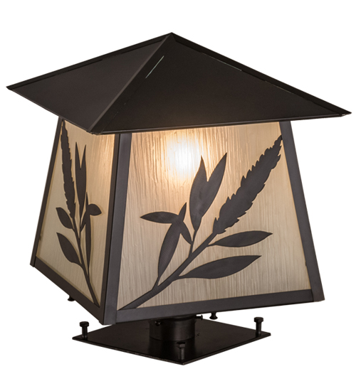 160868 16 in. Square Stillwater Willow Branch Post Mount