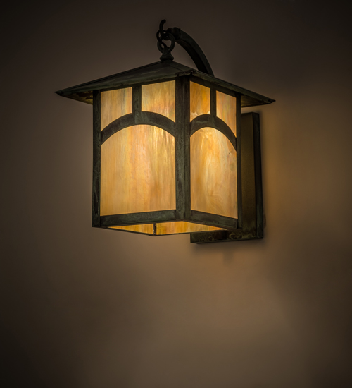 12 in. Seneca Hill Top Wall Sconce, Bai Verde