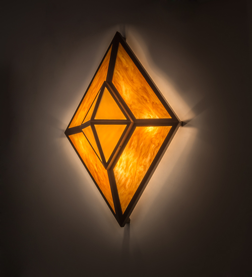 169768 24 in. Zephyrine Wall Sconce, Antique Rust