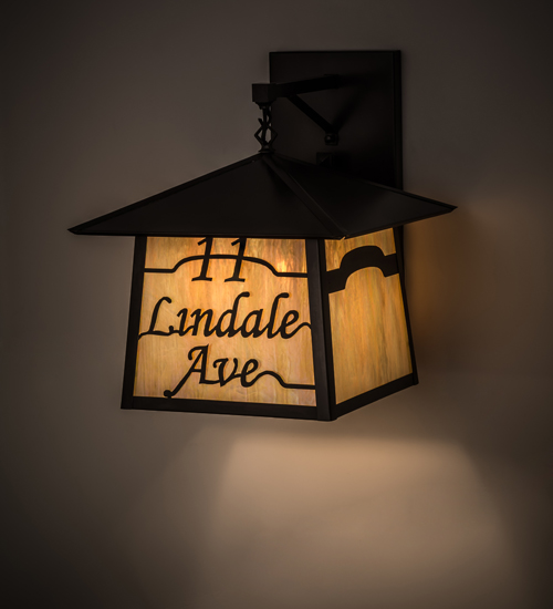 170126 16 in. Personalized Stillwater Wall Sconce, Bai Craftsman