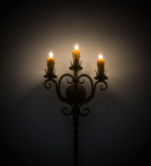 16 in. Palmira 3 Light Wall Sconce, Organic Rust 1112U
