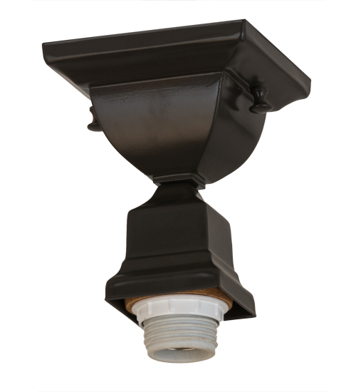 5 in. Square Timeless Bronze Flushmount Hardware - Timeless Bronze