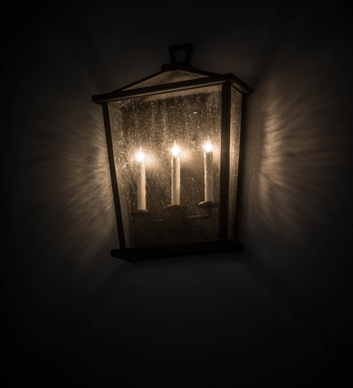 17 in. Kitzi Tapered Wall Sconce, Wrought Iron