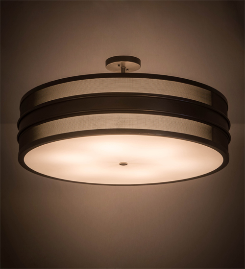 36 in. Golden Forge Semi-Flushmount, 3Tb Timeless Bronze