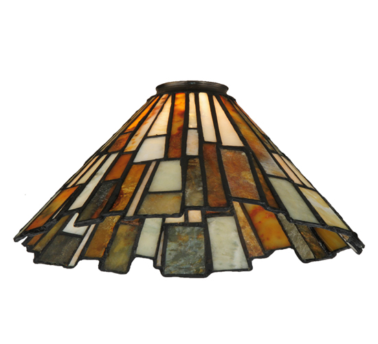 82852 13 in. Delta Jadestone Shade, Baj Haj