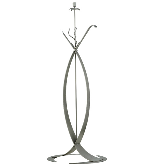 107837 66 in. Nehoc Floor Base, Nickel