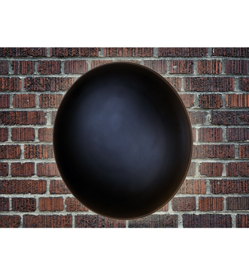 141129 18 in. Dia Wall Sconce, Black