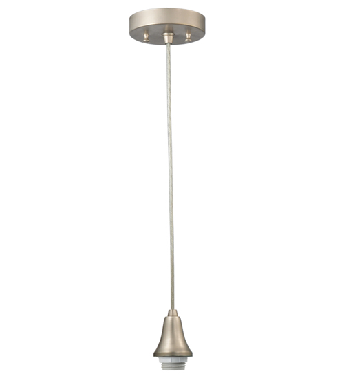 120842 Braided Wire Handkerchief Hanger, Brushed Nickel