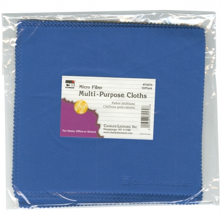 Picture of Charles Leonard CL74570 Whiteboard Cloth&#44; Blue - 10 per Pack