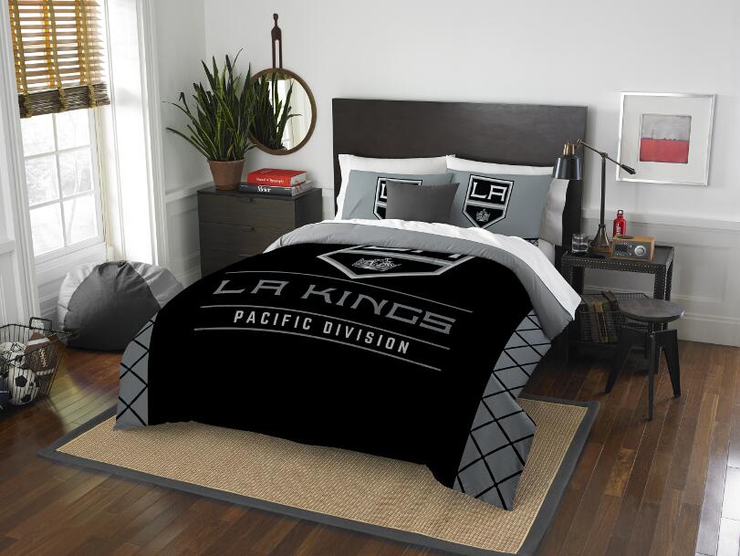 Picture of The Northwest 1NHL849000010RET NHL 849 LA Kings Draft Comforter Set&#44; Full & Queen