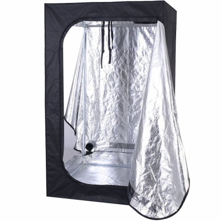 Picture of  CB16755 Indoor Grow Tent Reflective Mylar Hydroponic Non Toxic Clone Hut&#44; Black